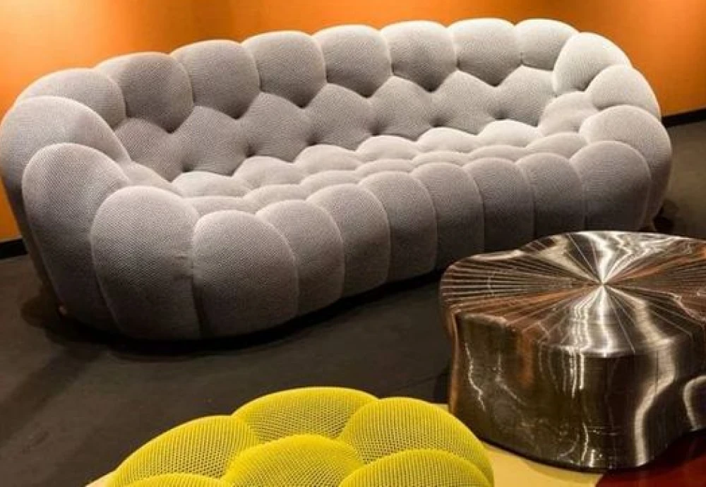 green bubble sofa